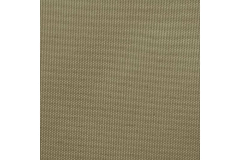 Aurinkopurje Oxford-kangas suorakaide 5x6 m beige - Puutarhakalusteet - Aurinkosuoja - Aurinkopurje