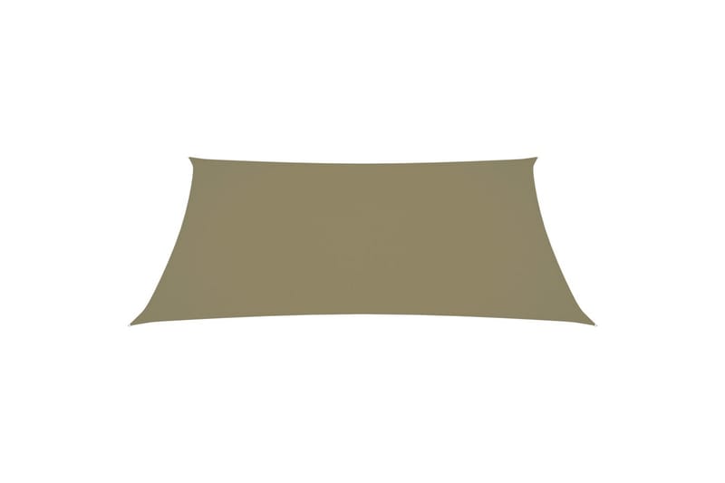 Aurinkopurje Oxford-kangas suorakaide 5x6 m beige - Puutarhakalusteet - Aurinkosuoja - Aurinkopurje