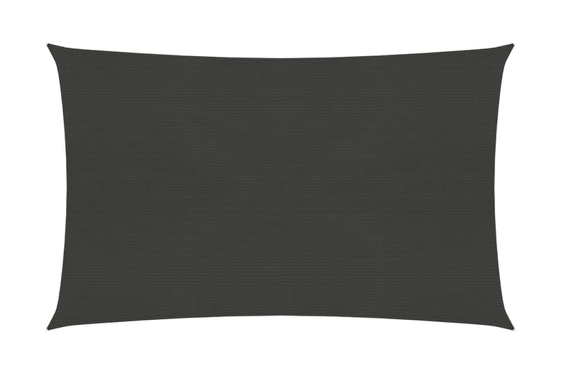 Aurinkopurje 160 g/m² antrasiitti 2,5x4 m HDPE - Antrasiitti - Puutarhakalusteet - Aurinkosuoja - Aurinkopurje