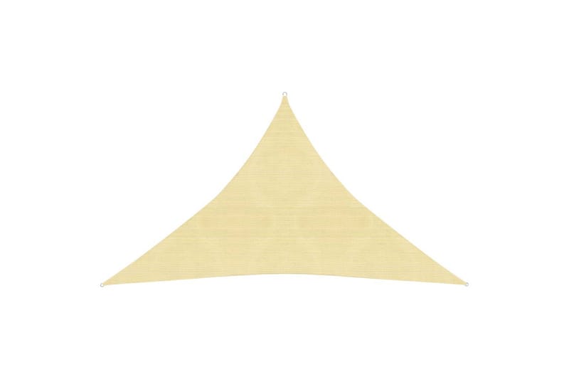 Aurinkopurje 160 g/m² beige 2,5x2,5x3,5 m HDPE - Beige - Puutarhakalusteet - Aurinkosuoja - Aurinkopurje
