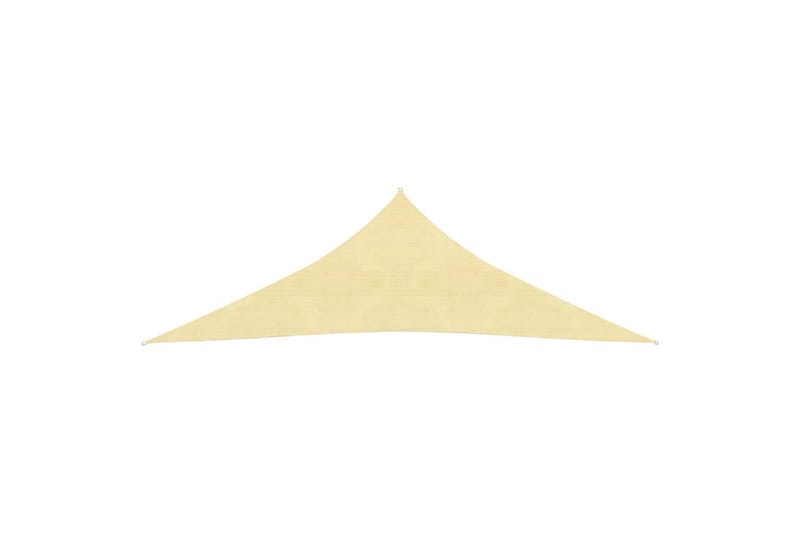 Aurinkopurje 160 g/m² beige 3,5x3,5x4,9 m HDPE - Beige - Puutarhakalusteet - Aurinkosuoja - Aurinkopurje