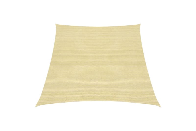 Aurinkopurje 160 g/m² beige 3/4x3 m HDPE - Beige - Puutarhakalusteet - Aurinkosuoja - Aurinkopurje