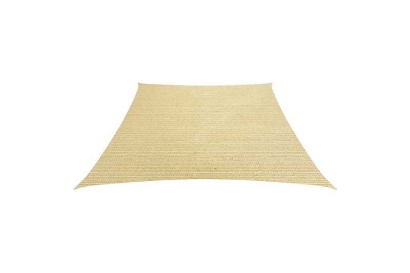 Aurinkopurje 160 g/m² beige 3/4x3 m HDPE - Beige - Puutarhakalusteet - Aurinkosuoja - Aurinkopurje
