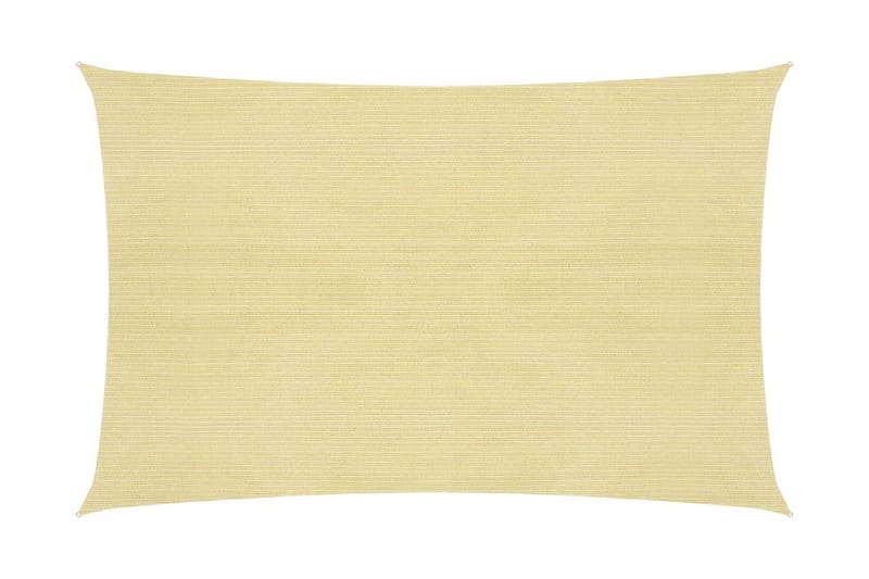 Aurinkopurje 160 g/m² beige 3x4,5 m HDPE - Beige - Puutarhakalusteet - Aurinkosuoja - Aurinkopurje