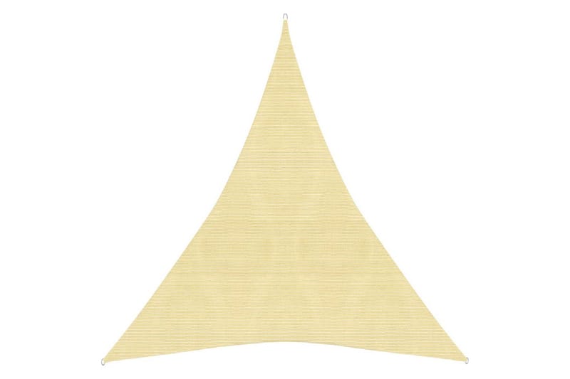 Aurinkopurje 160 g/m² beige 3x4x4 m HDPE - Beige - Puutarhakalusteet - Aurinkosuoja - Aurinkopurje