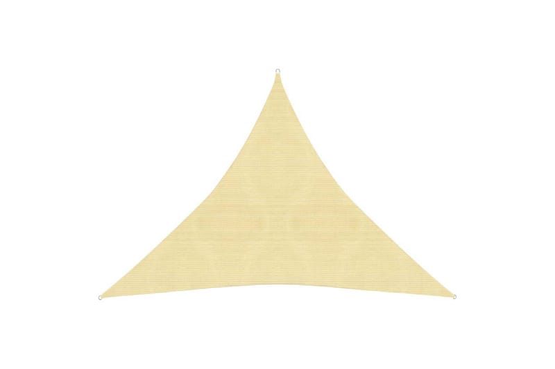 Aurinkopurje 160 g/m² beige 4x4x4 m HDPE - Beige - Puutarhakalusteet - Aurinkosuoja - Aurinkopurje