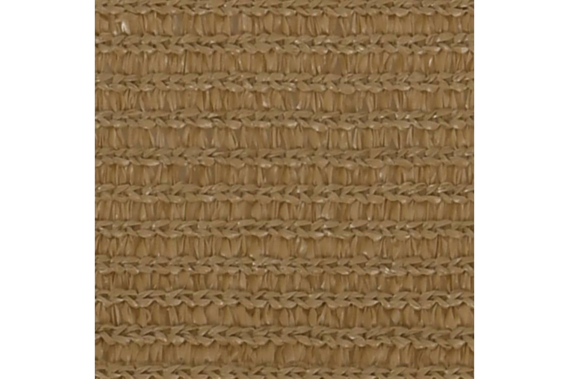 Aurinkopurje 160 g/m² harmaanruskea 3/4x3 m HDPE - Taupe - Puutarhakalusteet - Aurinkosuoja - Aurinkopurje