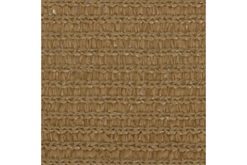 Aurinkopurje 160 g/m² harmaanruskea 3/4x3 m HDPE - Taupe - Puutarhakalusteet - Aurinkosuoja - Aurinkopurje