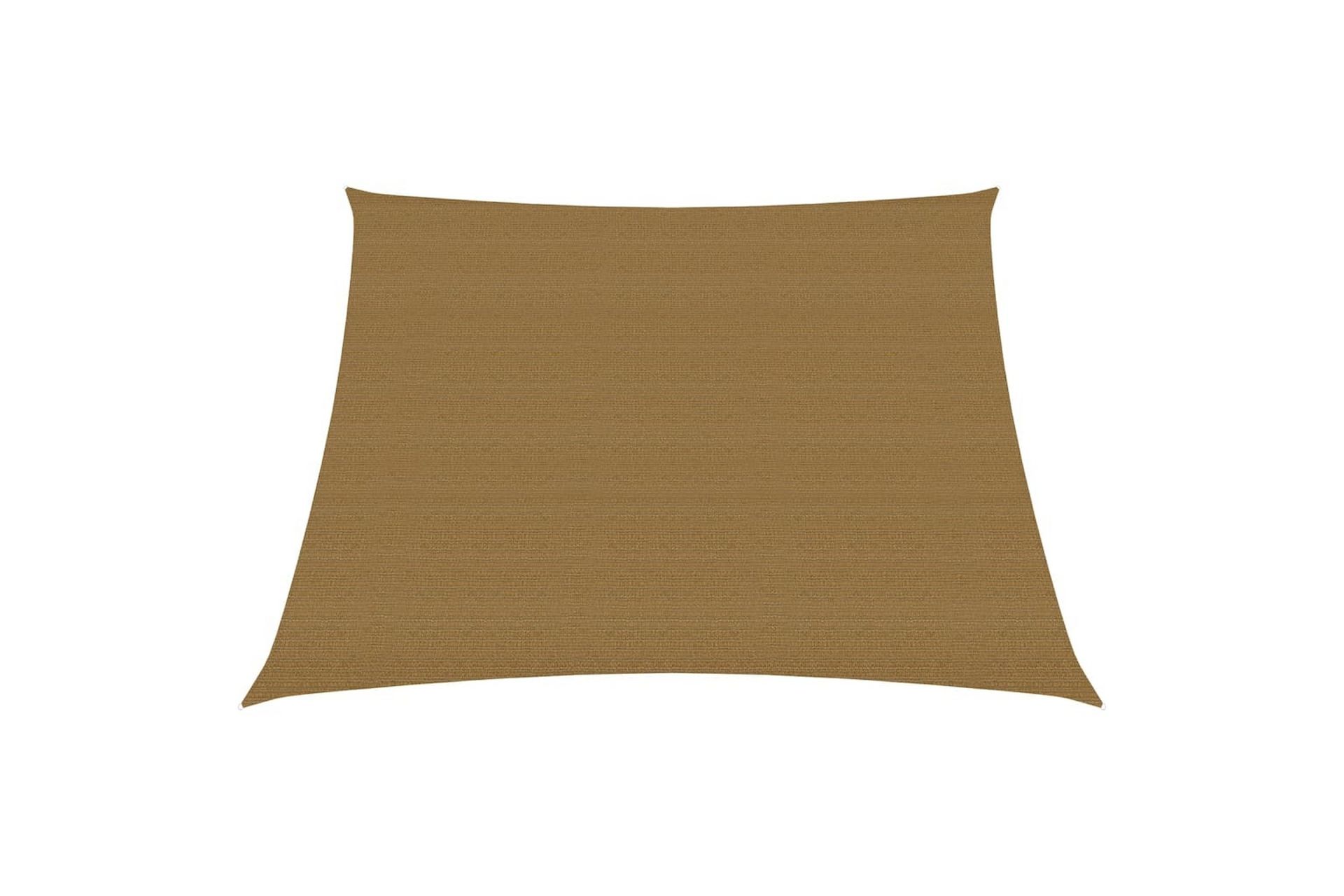 Aurinkopurje 160 g/m² harmaanruskea 3/4x3 m HDPE - Taupe - Puutarhakalusteet - Aurinkosuoja - Aurinkopurje