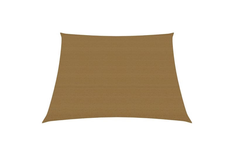 Aurinkopurje 160 g/m² harmaanruskea 4/5x3 m HDPE - Taupe - Puutarhakalusteet - Aurinkosuoja - Aurinkopurje