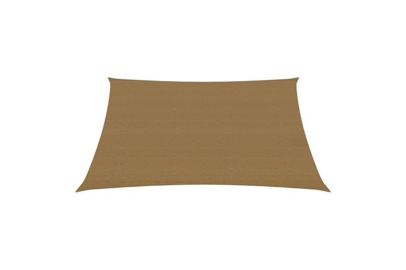 Aurinkopurje 160 g/m² harmaanruskea 4/5x3 m HDPE - Taupe - Puutarhakalusteet - Aurinkosuoja - Aurinkopurje