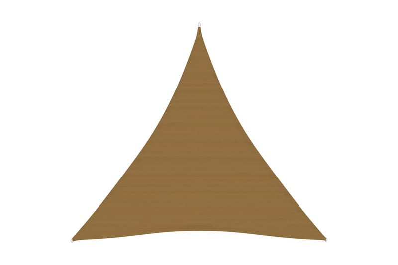 Aurinkopurje 160 g/m² harmaanruskea 4x4x4 m HDPE - Taupe - Puutarhakalusteet - Aurinkosuoja - Aurinkopurje