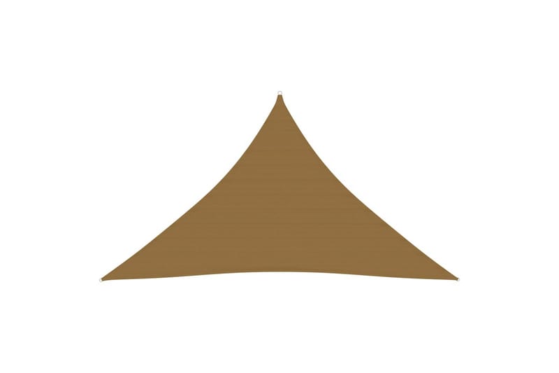 Aurinkopurje 160 g/m² harmaanruskea 4x4x5,8 m HDPE - Taupe - Puutarhakalusteet - Aurinkosuoja - Aurinkopurje