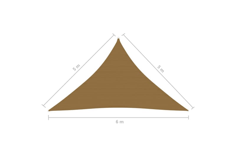 Aurinkopurje 160 g/m² harmaanruskea 5x5x6 m HDPE - Taupe - Aurinkopurje