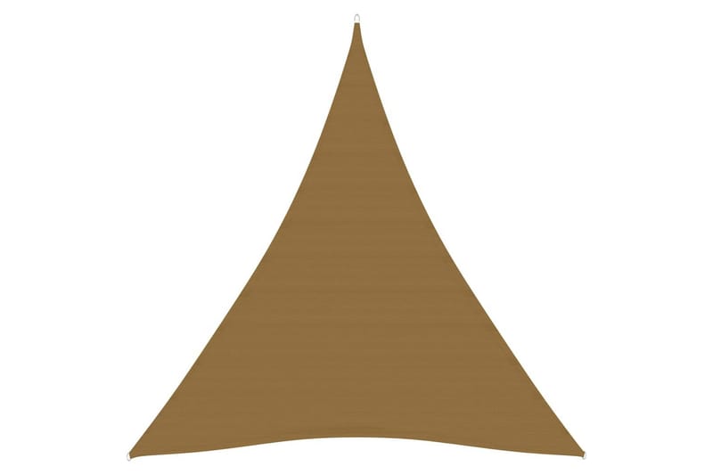 Aurinkopurje 160 g/m² harmaanruskea 5x7x7 m HDPE - Taupe - Puutarhakalusteet - Aurinkosuoja - Aurinkopurje