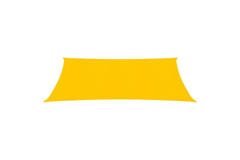 Aurinkopurje 160 g/m² keltainen 2,5x4 m HDPE - Keltainen - Puutarhakalusteet - Aurinkosuoja - Aurinkopurje