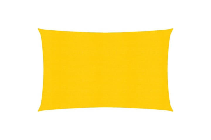 Aurinkopurje 160 g/m² keltainen 2x4 m HDPE - Keltainen - Aurinkopurje