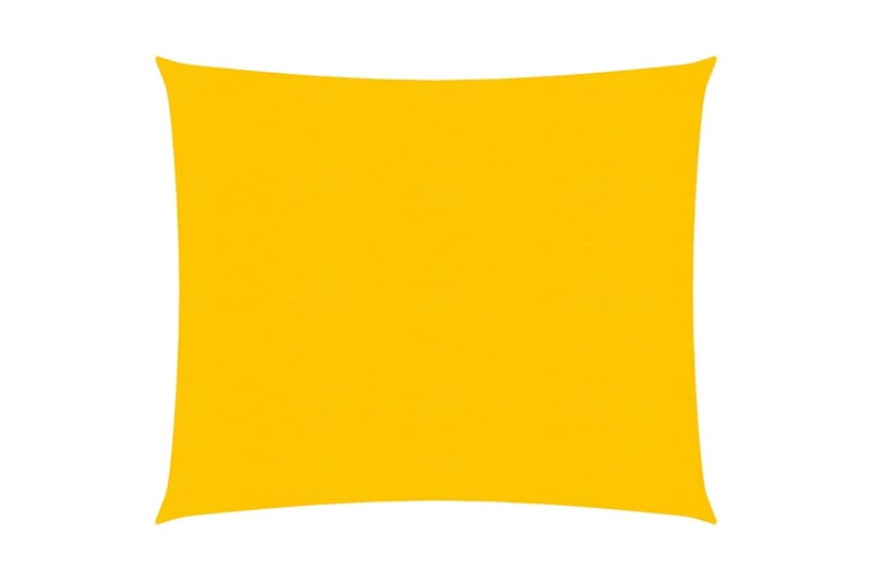 Aurinkopurje 160 g/m² keltainen 3,6x3,6 m HDPE - Keltainen - Puutarhakalusteet - Aurinkosuoja - Aurinkopurje