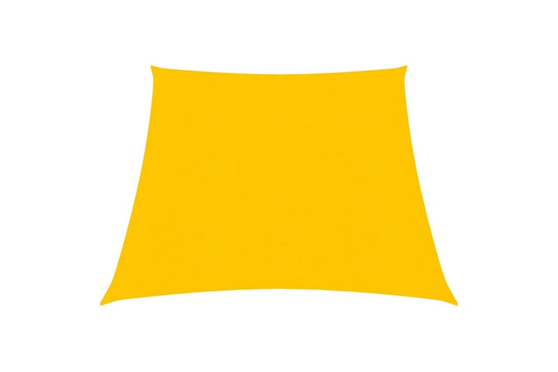 Aurinkopurje 160 g/m² keltainen 3/4x2 m HDPE - Keltainen - Puutarhakalusteet - Aurinkosuoja - Aurinkopurje