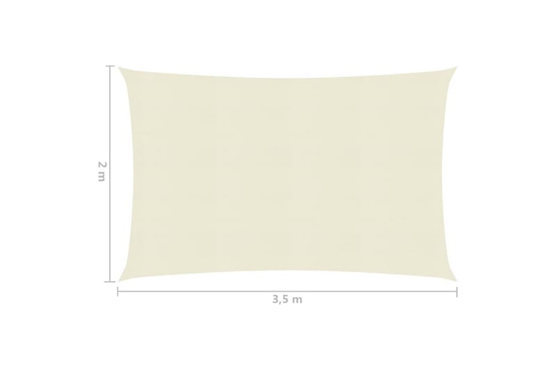 Aurinkopurje 160 g/m² kerma 2x3,5 m HDPE - Kerma - Puutarhakalusteet - Aurinkosuoja - Aurinkopurje