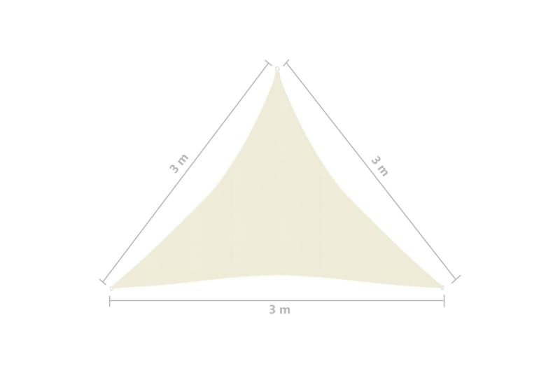 Aurinkopurje 160 g/m² kerma 3x3x3 m HDPE - Kerma - Aurinkopurje