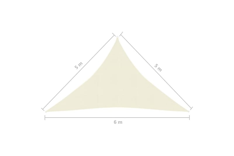 Aurinkopurje 160 g/m² kerma 5x5x6 m HDPE - Kerma - Puutarhakalusteet - Aurinkosuoja - Aurinkopurje