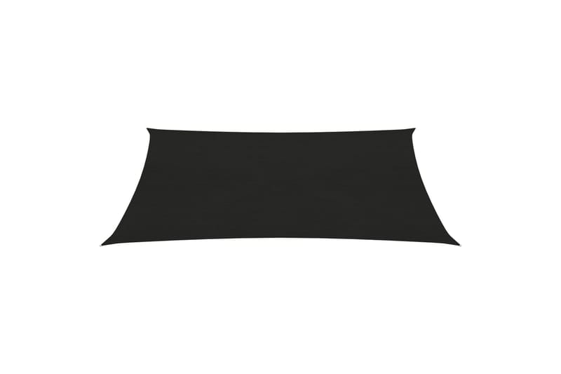 Aurinkopurje 160 g/m² musta 2,5x3,5 m HDPE - Musta - Puutarhakalusteet - Aurinkosuoja - Aurinkopurje
