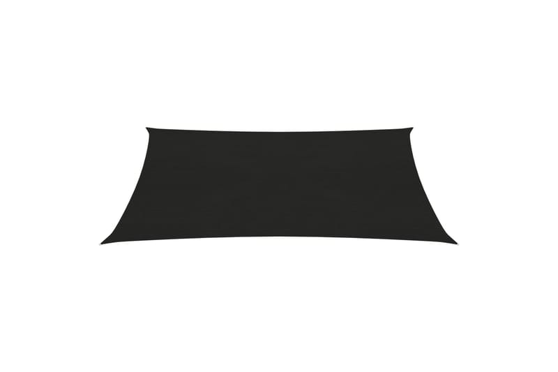 Aurinkopurje 160 g/m² musta 2,5x4 m HDPE - Musta - Puutarhakalusteet - Aurinkosuoja - Aurinkopurje