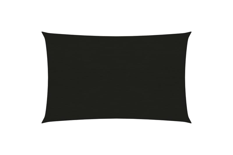 Aurinkopurje 160 g/m² musta 2x4,5 m HDPE - Musta - Puutarhakalusteet - Aurinkosuoja - Aurinkopurje
