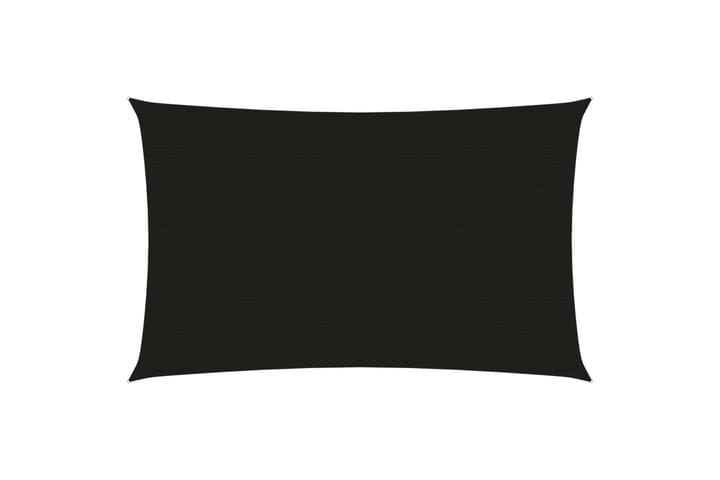 Aurinkopurje 160 g/m² musta 2x4,5 m HDPE - Musta - Aurinkopurje