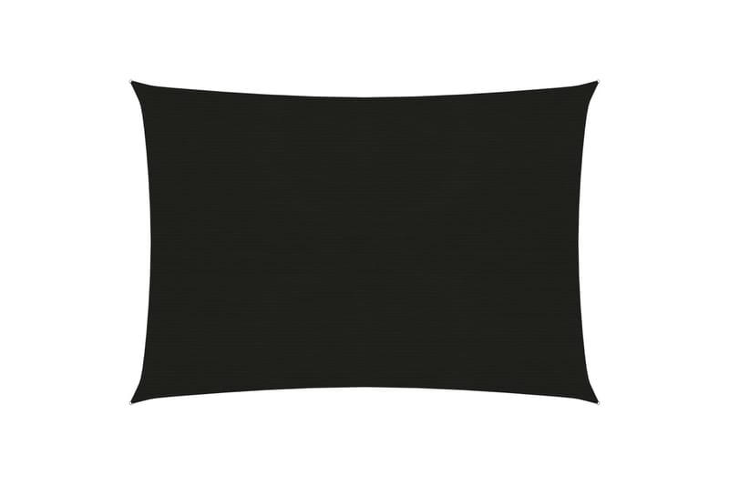 Aurinkopurje 160 g/m² musta 3x4,5 m HDPE - Musta - Puutarhakalusteet - Aurinkosuoja - Aurinkopurje