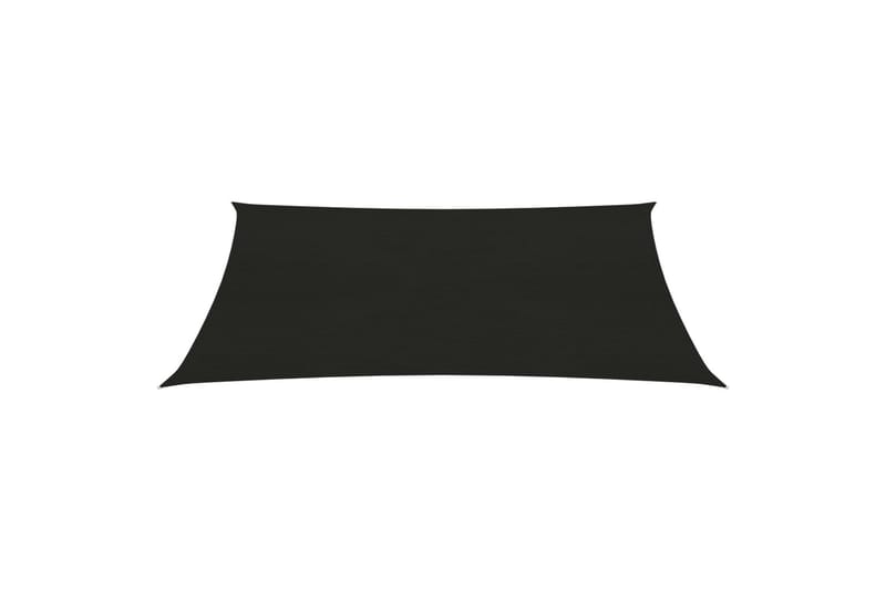 Aurinkopurje 160 g/m² musta 3x4,5 m HDPE - Musta - Puutarhakalusteet - Aurinkosuoja - Aurinkopurje