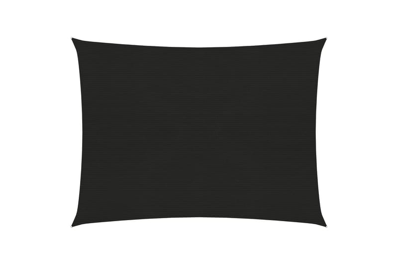 Aurinkopurje 160 g/m² musta 3x4 m HDPE - Musta - Puutarhakalusteet - Aurinkosuoja - Aurinkopurje