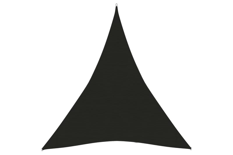 Aurinkopurje 160 g/m² musta 4x5x5 m HDPE - Musta - Puutarhakalusteet - Aurinkosuoja - Aurinkopurje