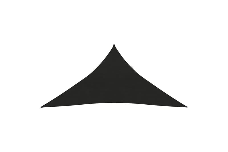 Aurinkopurje 160 g/m² musta 5x6x6 m HDPE - Musta - Puutarhakalusteet - Aurinkosuoja - Aurinkopurje