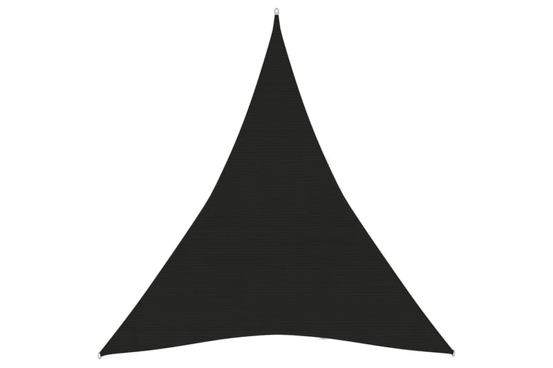 Aurinkopurje 160 g/m² musta 5x6x6 m HDPE - Musta - Puutarhakalusteet - Aurinkosuoja - Aurinkopurje