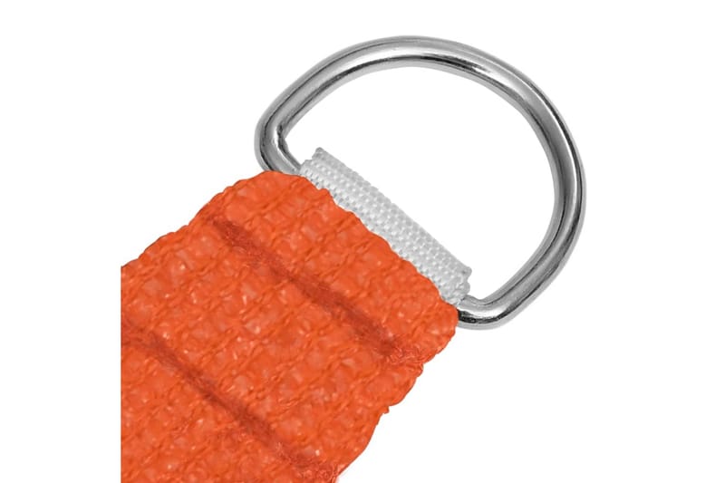 Aurinkopurje 160 g/m² oranssi 3,6x3,6 m HDPE - Puutarhakalusteet - Aurinkosuoja - Aurinkopurje
