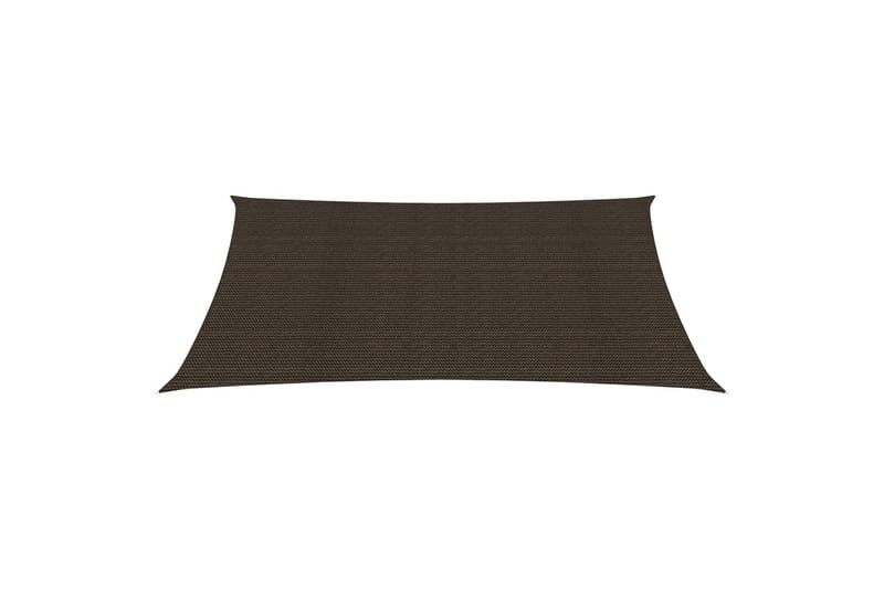 Aurinkopurje 160 g/m² ruskea 2,5x3,5 m HDPE - Ruskea - Puutarhakalusteet - Aurinkosuoja - Aurinkopurje