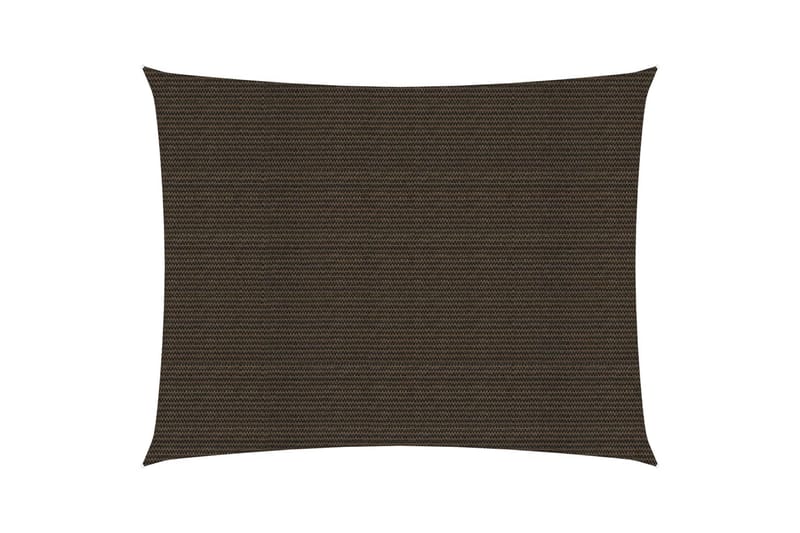 Aurinkopurje 160 g/m² ruskea 3,5x4,5 m HDPE - Ruskea - Puutarhakalusteet - Aurinkosuoja - Aurinkopurje