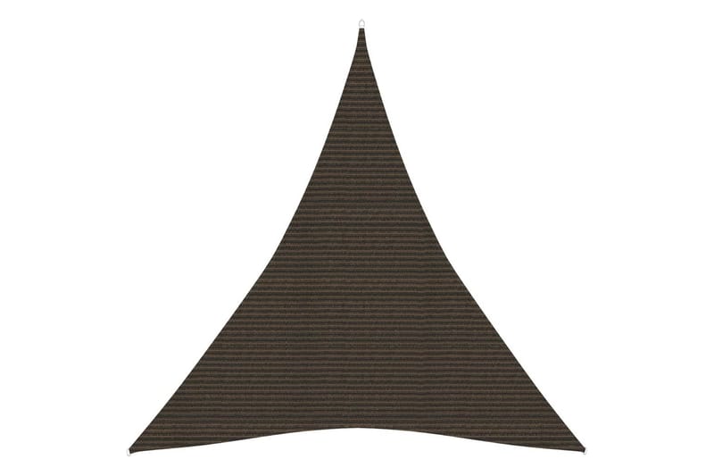 Aurinkopurje 160 g/m² ruskea 3x4x4 m HDPE - Ruskea - Puutarhakalusteet - Aurinkosuoja - Aurinkopurje