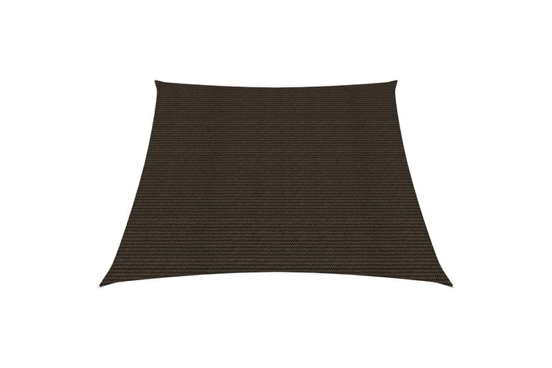 Aurinkopurje 160 g/m² ruskea 4/5x3 m HDPE - Ruskea - Puutarhakalusteet - Aurinkosuoja - Aurinkopurje