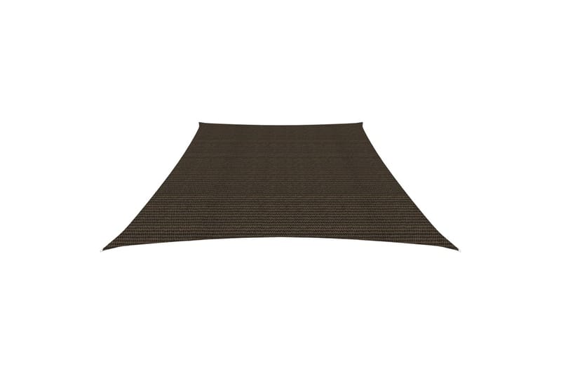 Aurinkopurje 160 g/m² ruskea 4/5x3 m HDPE - Ruskea - Puutarhakalusteet - Aurinkosuoja - Aurinkopurje