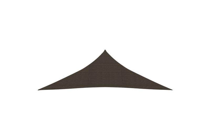 Aurinkopurje 160 g/m² ruskea 4x4x5,8 m HDPE - Ruskea - Puutarhakalusteet - Aurinkosuoja - Aurinkopurje