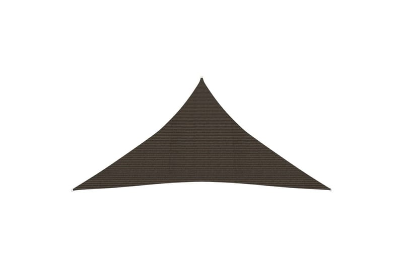 Aurinkopurje 160 g/m² ruskea 4x5x5 m HDPE - Ruskea - Puutarhakalusteet - Aurinkosuoja - Aurinkopurje
