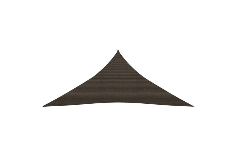 Aurinkopurje 160 g/m² ruskea 5x5x5 m HDPE - Ruskea - Puutarhakalusteet - Aurinkosuoja - Aurinkopurje