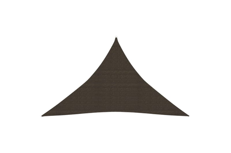 Aurinkopurje 160 g/m² ruskea 5x5x6 m HDPE - Ruskea - Puutarhakalusteet - Aurinkosuoja - Aurinkopurje