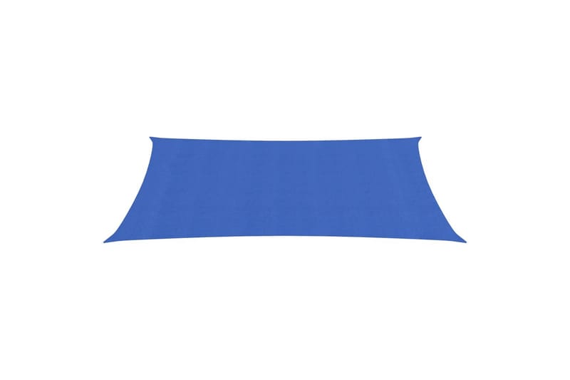 Aurinkopurje 160 g/m² sininen 2x5 m HDPE - Sininen - Puutarhakalusteet - Aurinkosuoja - Aurinkopurje