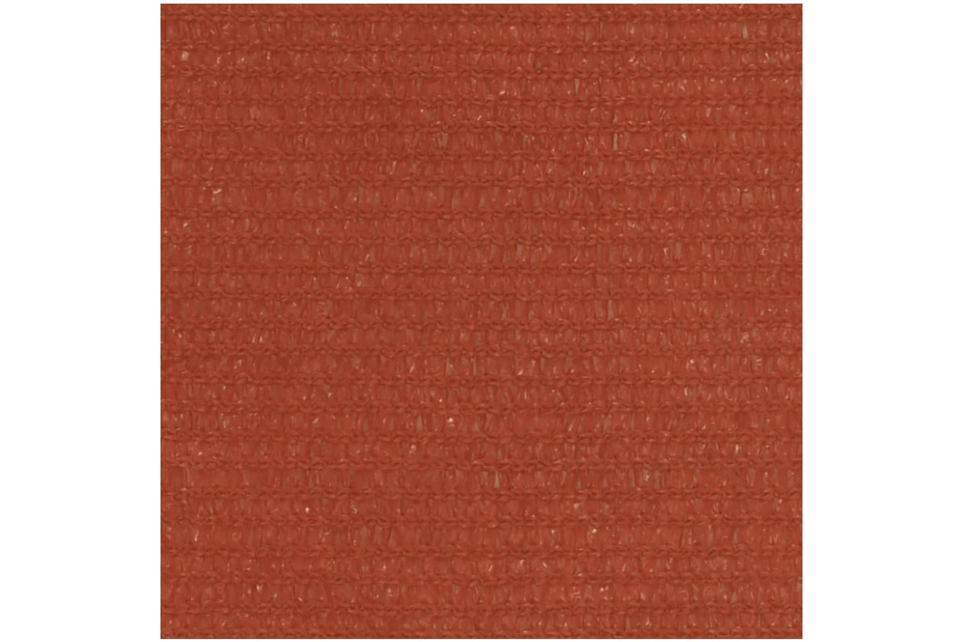 Aurinkopurje 160 g/m² terrakotta 2x4,5 m HDPE - Ruskea - Puutarhakalusteet - Aurinkosuoja - Aurinkopurje