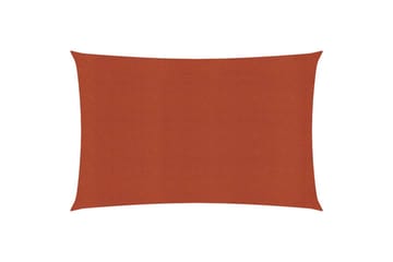 Aurinkopurje 160 g/m² terrakotta 2x4,5 m HDPE - Ruskea - Puutarhakalusteet - Aurinkosuoja - Aurinkopurje