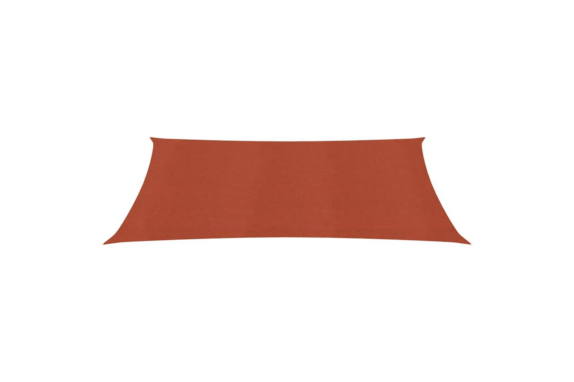 Aurinkopurje 160 g/m² terrakotta 2x4,5 m HDPE - Ruskea - Puutarhakalusteet - Aurinkosuoja - Aurinkopurje
